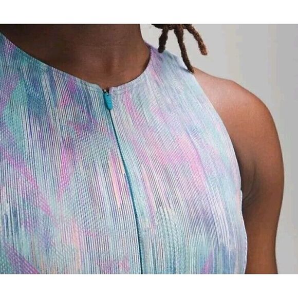Lululemon Everlux Short-Lined Tennis Tank Dress 6" 'Pixel Diffuse Multi | 10 NWT - Picture 6 of 15